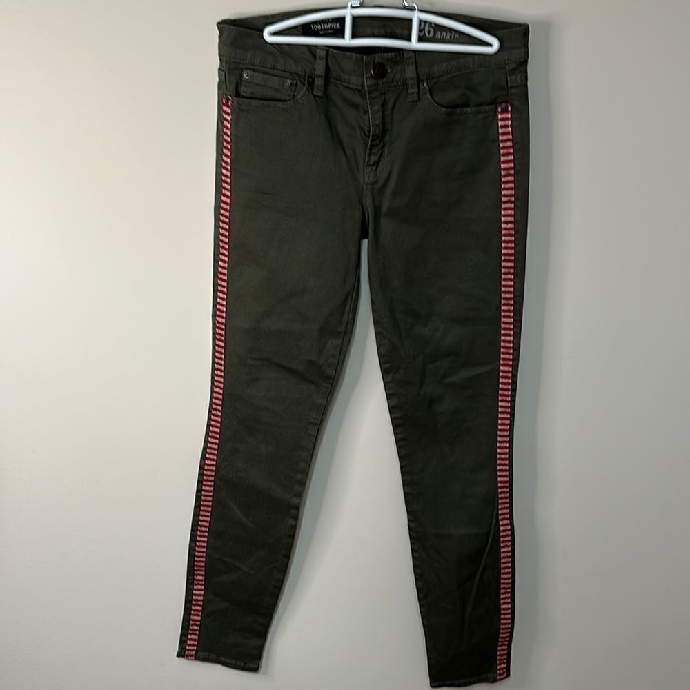 NWOT J. Crew Toothpick Ankle Pants